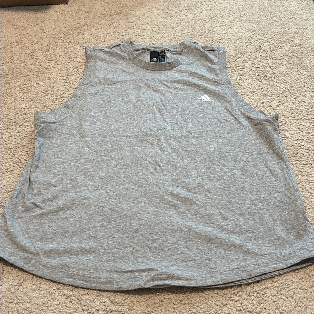 Adidas Heather Gray T-Shirt